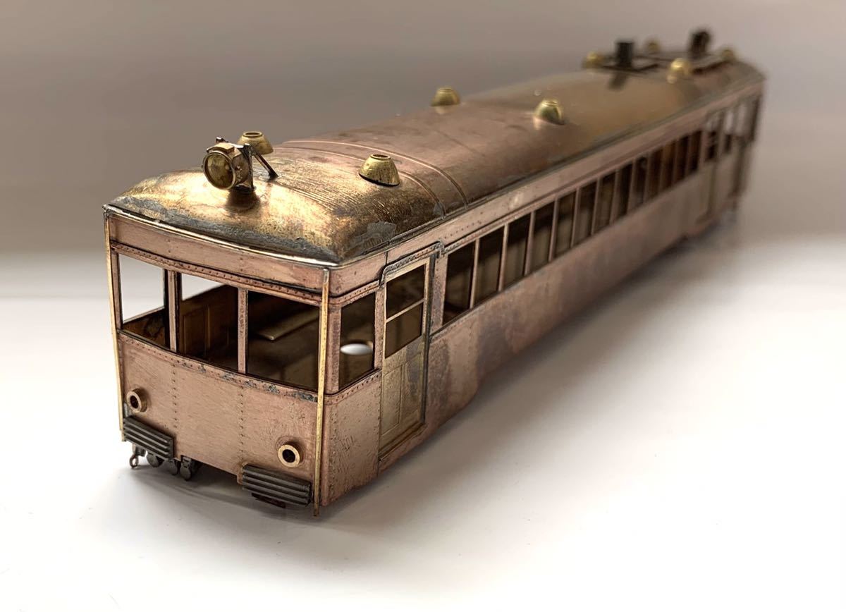 JOE WORKS 一畑電鉄 デハニ50 小売 三田模型製造 乗工社 HO 1:80 16