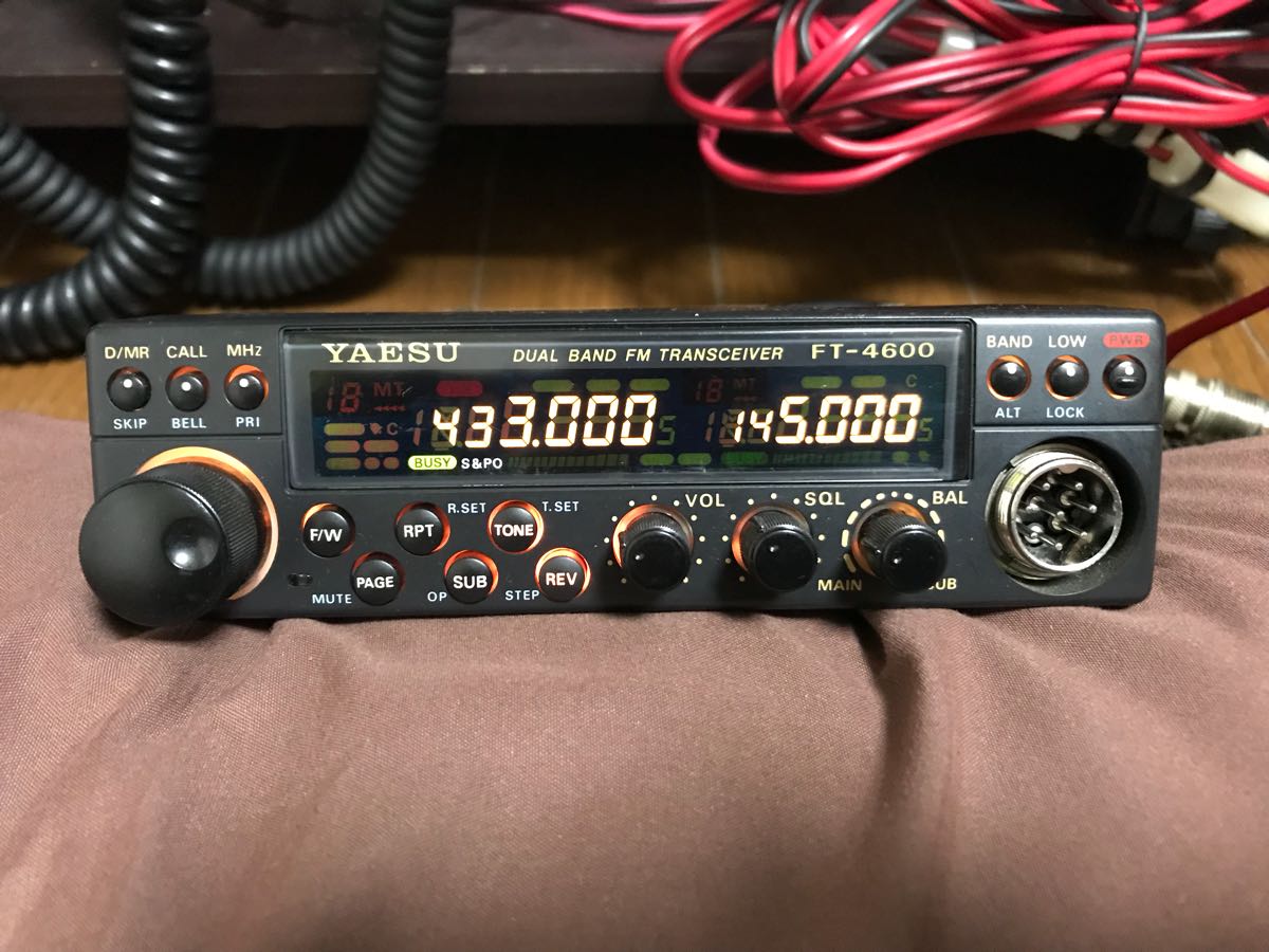YAESU FT-4600 デュアルバンドFMトランシーバー YAESU FT-4600