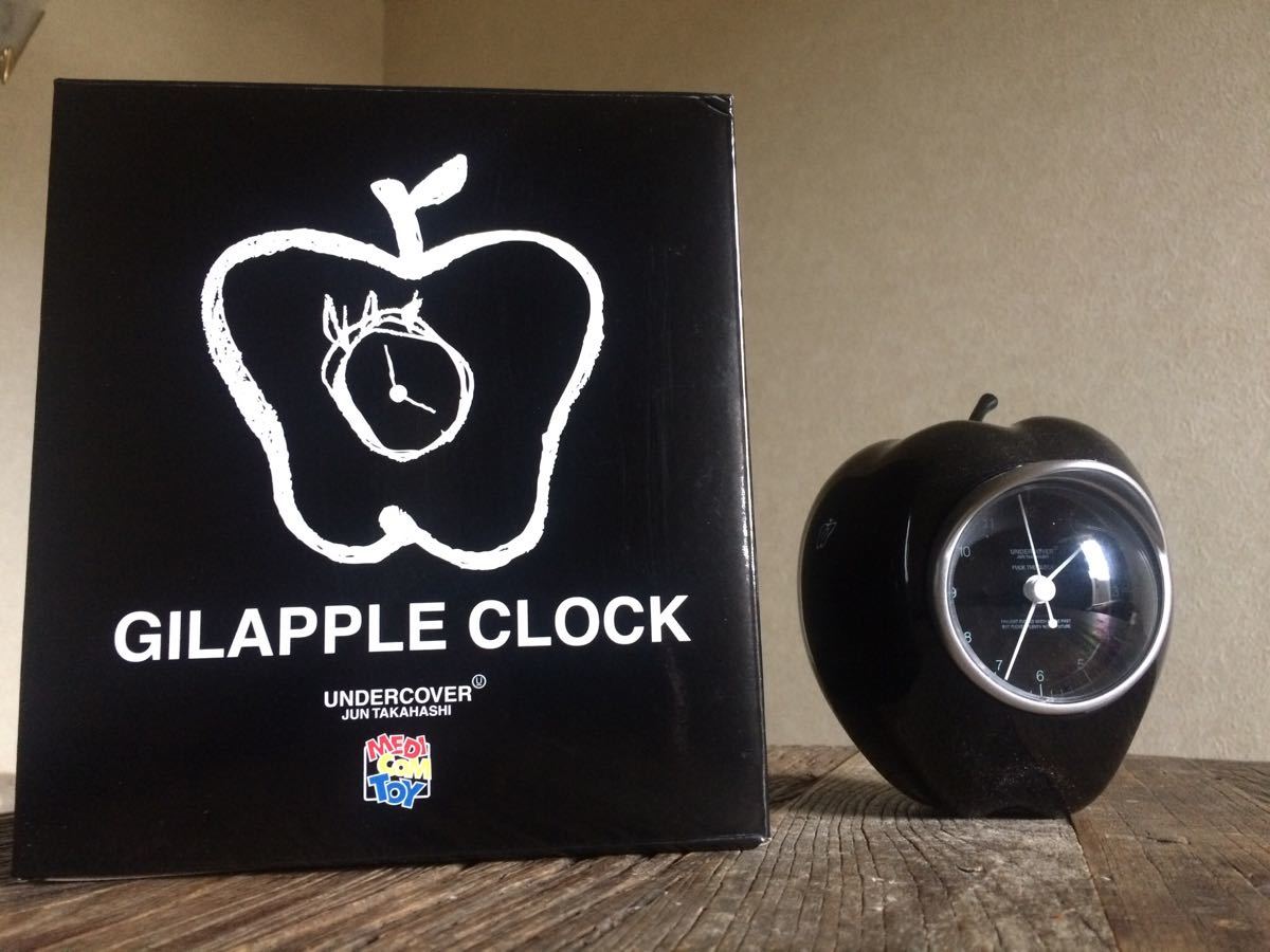 UNDERCOVER GILAPPLE CLOCK BLACK 時計 黒 インテリア時計 UNDERCOVER