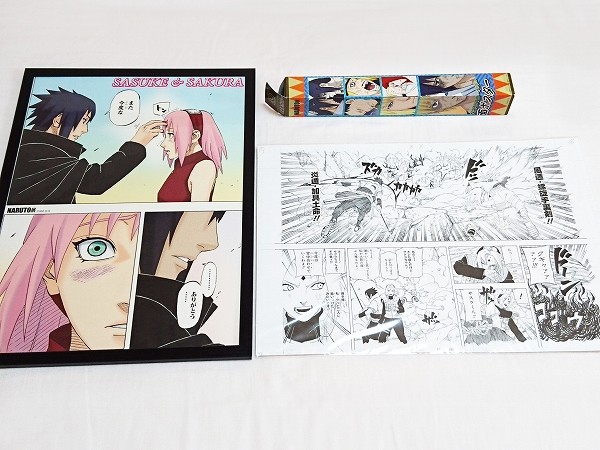 NARUTO展限定名場面ポスターサスケ＆サクラ