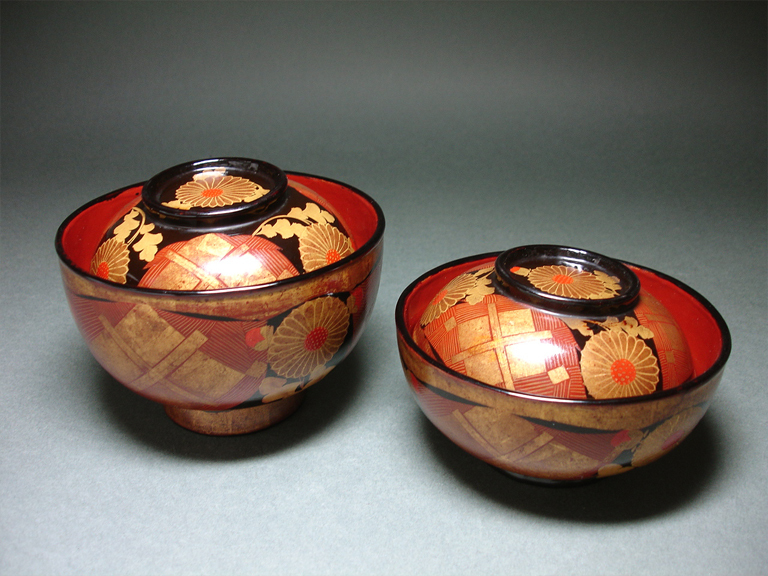 江戸時代の秀衝塗椀