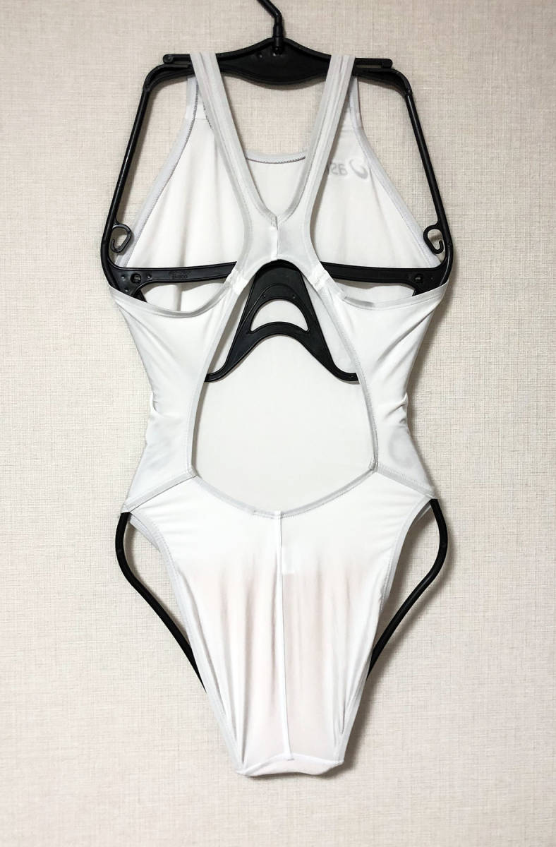 asics アシックス 白色 競泳水着 ハイドロCD (サイズ O) クリーニング