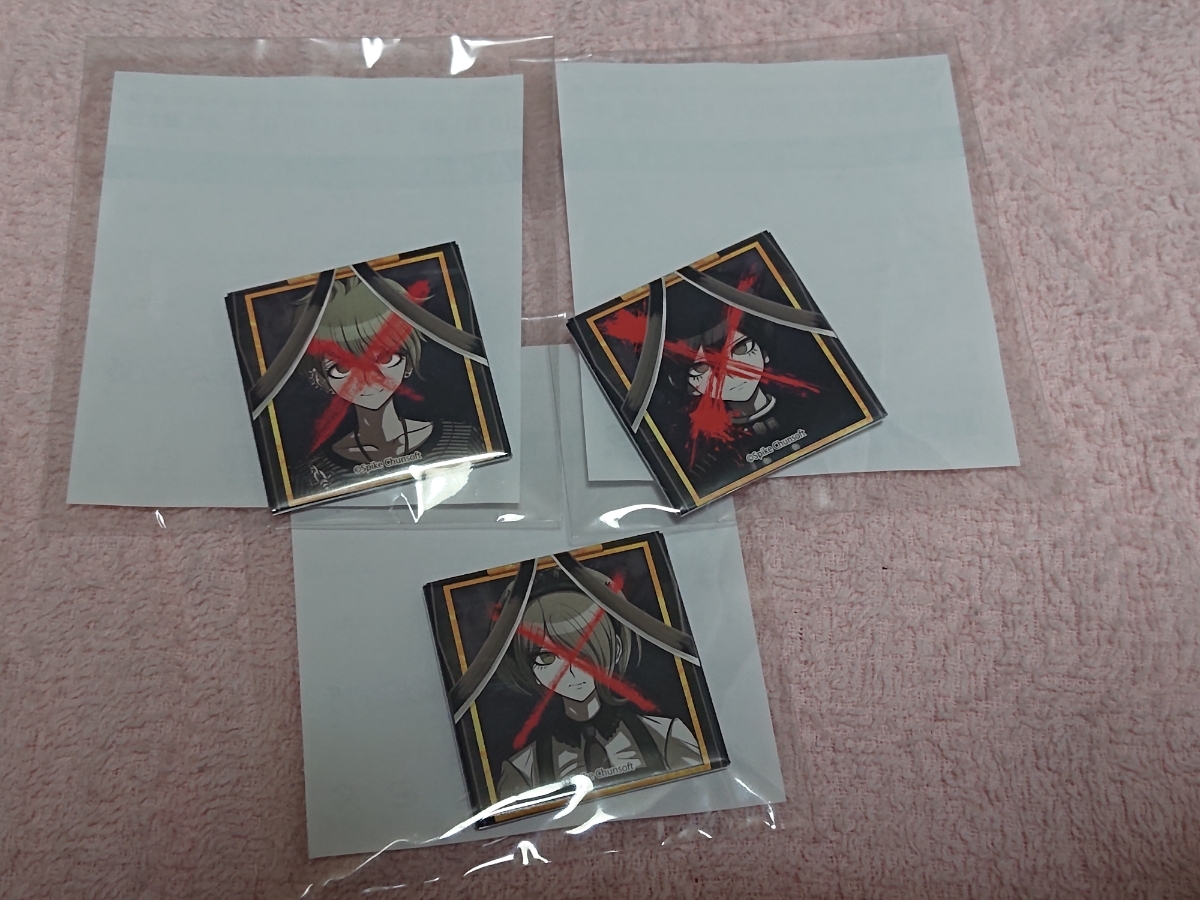 ダンガンロンパ 遺影スクエア缶バッジ 楽天コレクション 楽コレ バッジ
