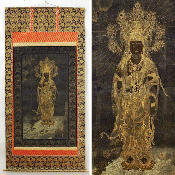 複製◇仏画◇工芸◇古仏画◇絹本 仏教美術 仏教聖品 千