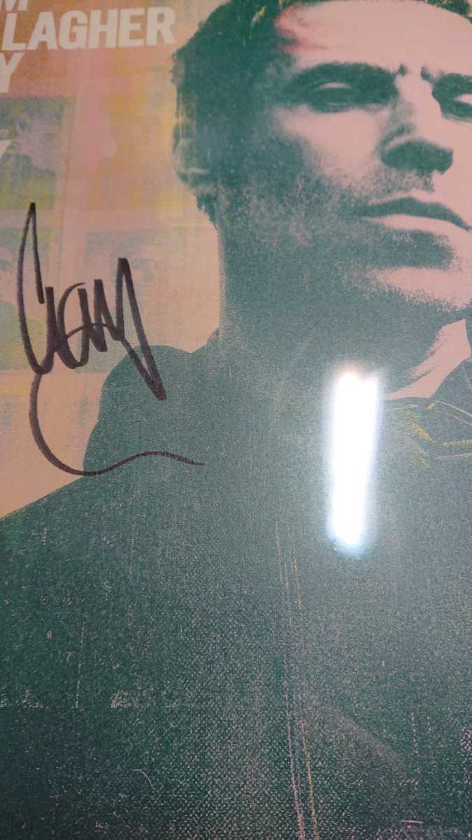 OASIS 直筆サインデニスモリス リアムギャラガーオリジナルプリント