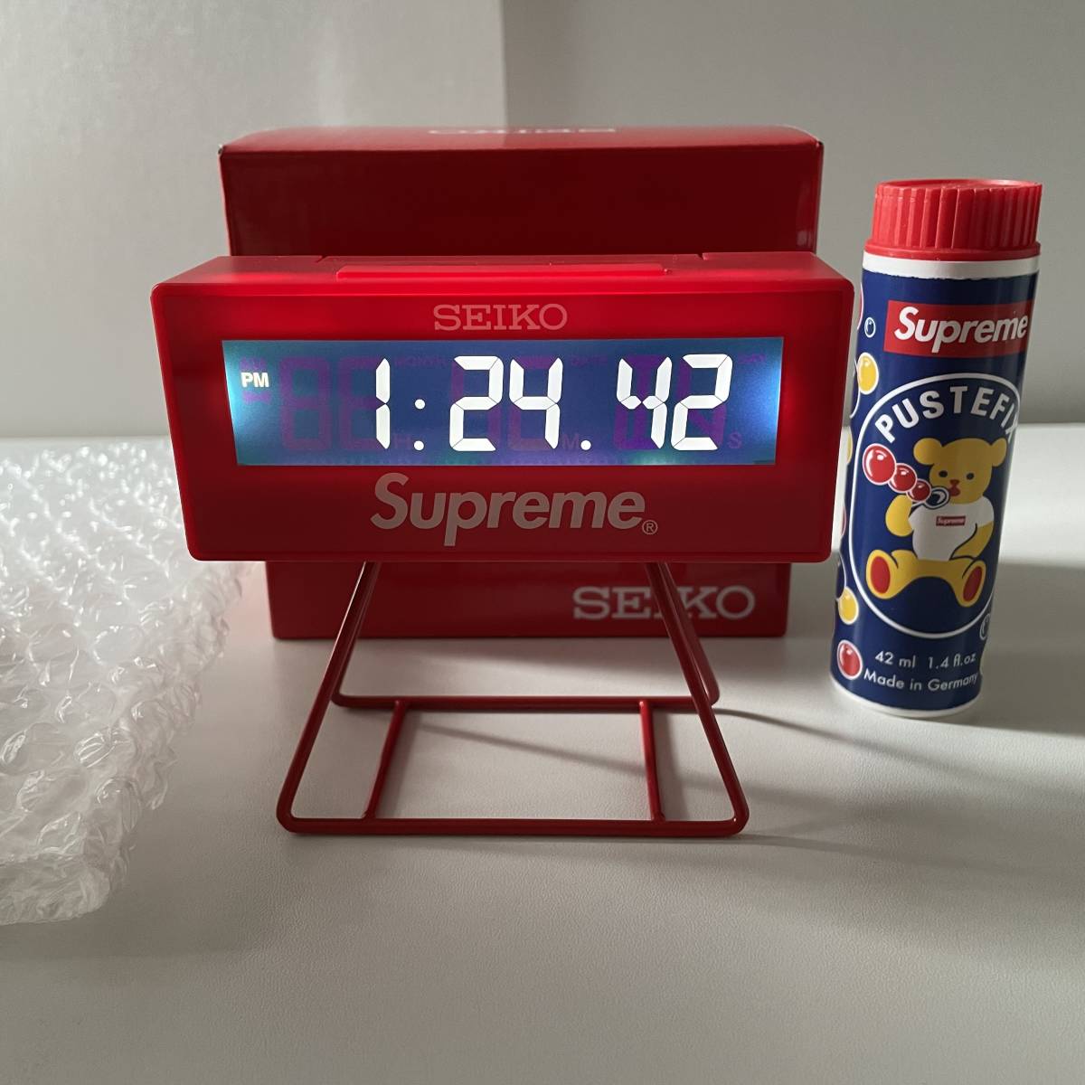 Supreme Seiko Alarm Clock シュプリーム目覚まし時計