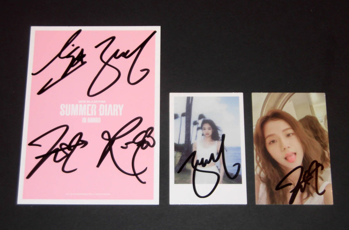 BLACKPINK LISA 直筆サイン入りチェキ リサ ブラックピンク blackpink