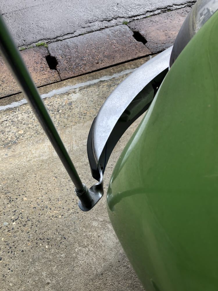 空冷 VW ビートル コーナーポール ヘッド部品 オレンジ ヤナセ