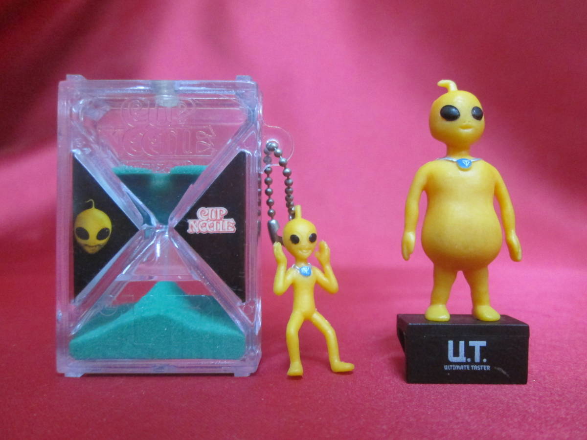 日清カップヌードル純金K24 UFO宇宙人 すごいぞU.Tフィギュア 日清