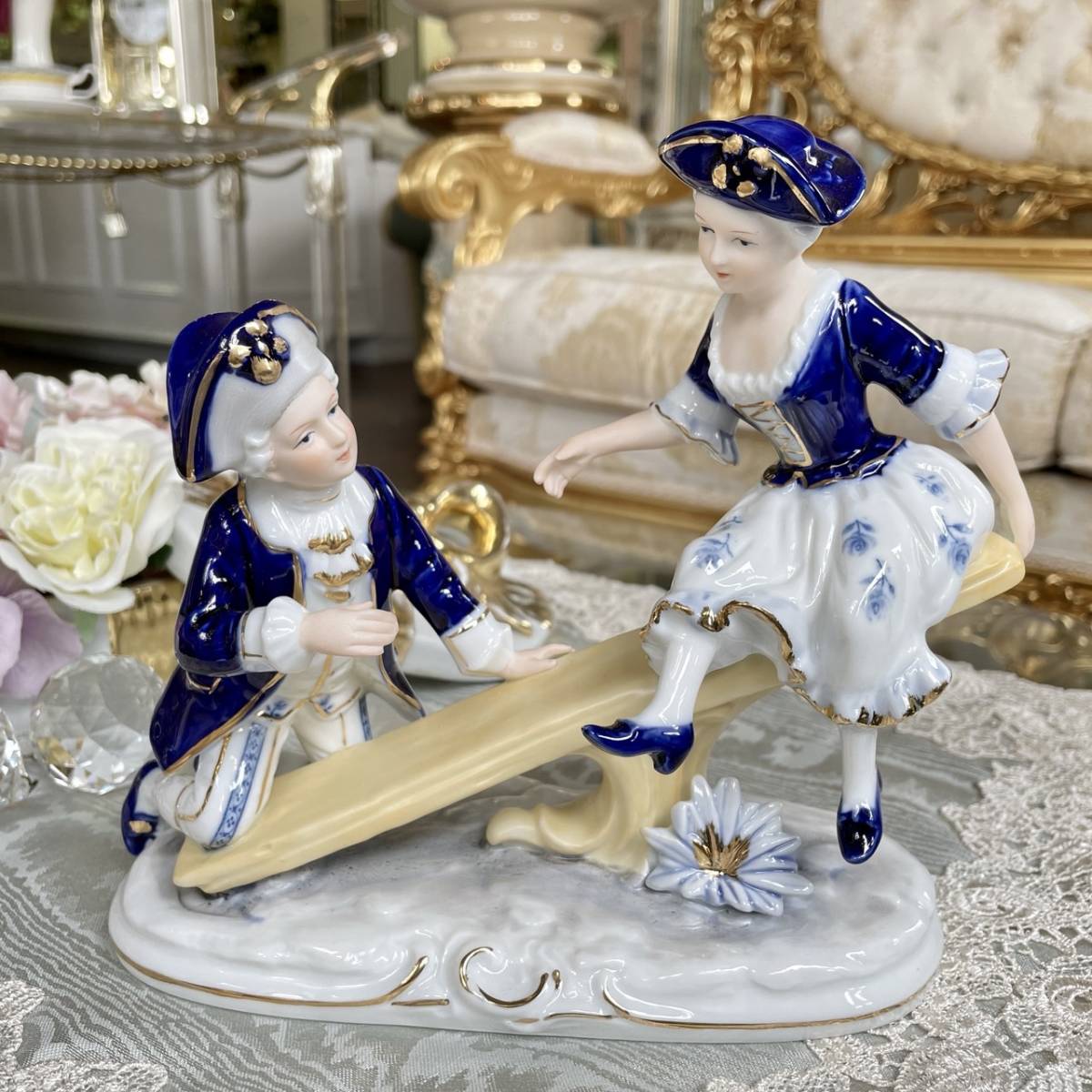 ドマン Demain 陶器人形 マイセン・チャイナ