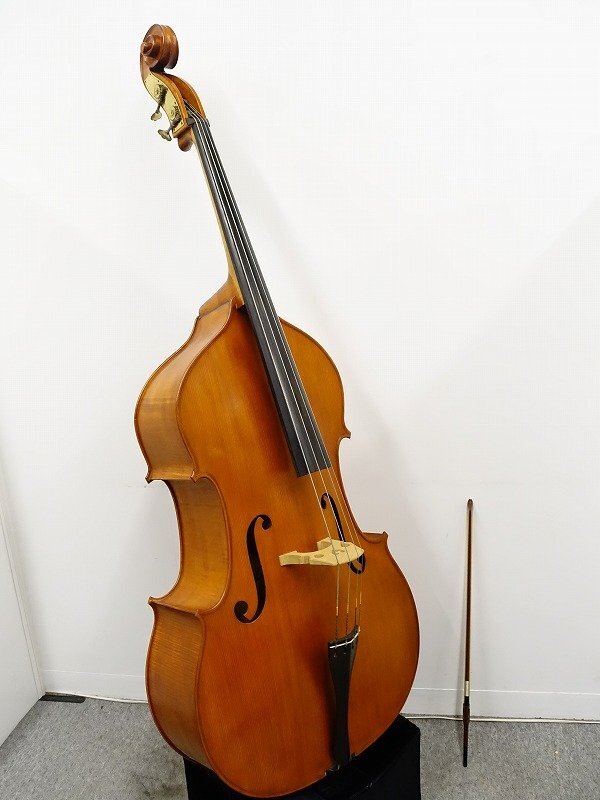 杉藤 SUGITO コントラバス弓 No.650 中古良品 箱付き 杉藤 SUGITO