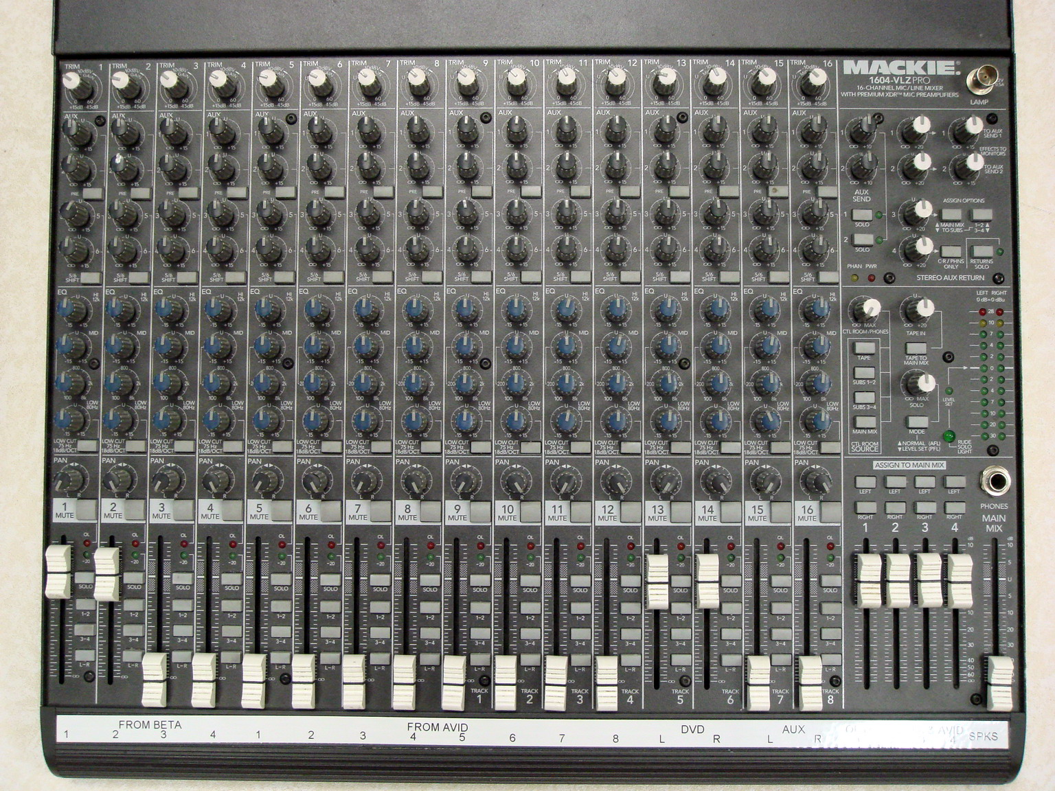 1604-VLZ Pro - Mackie 1604-VLZ Pro - Audiofanzine