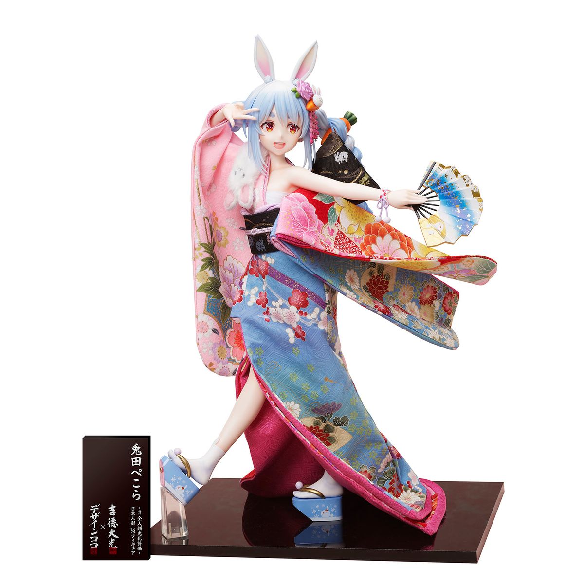 吉徳×デザインココ ホロライブ 兎田ぺこら 日本人形 1/4スケールフィギュア