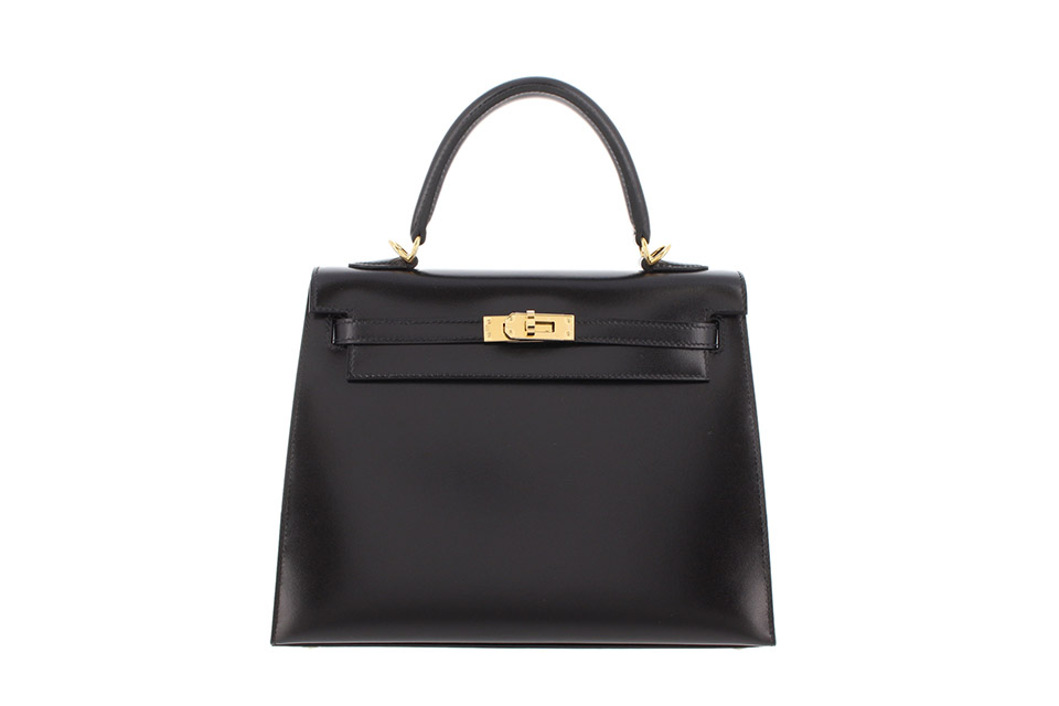 エルメス 黒 レザーバッグ スカーフ付き エルメス 黒 レザーバッグ