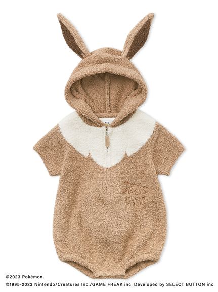 ポケモンスリープ】【キッズ】ベビモコ イーブイ パーカ＆ショート