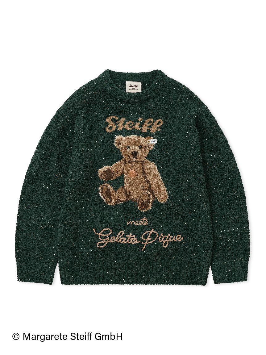 Steiff】【HOMME】パウダーネップジャガードプルオーバー(ニットプル