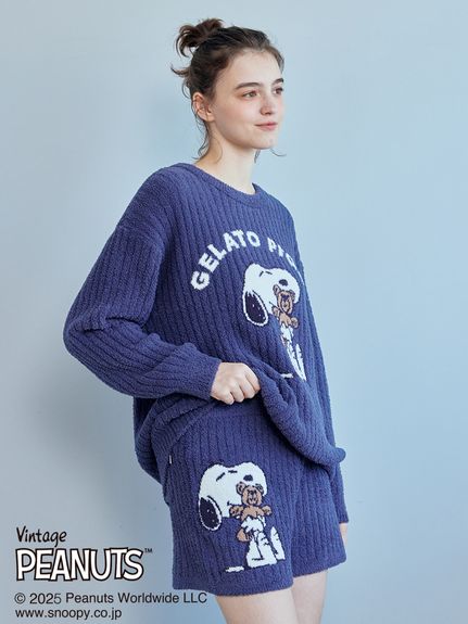 140 150 ジェラートピケ スヌーピー パジャマ セット 140 150