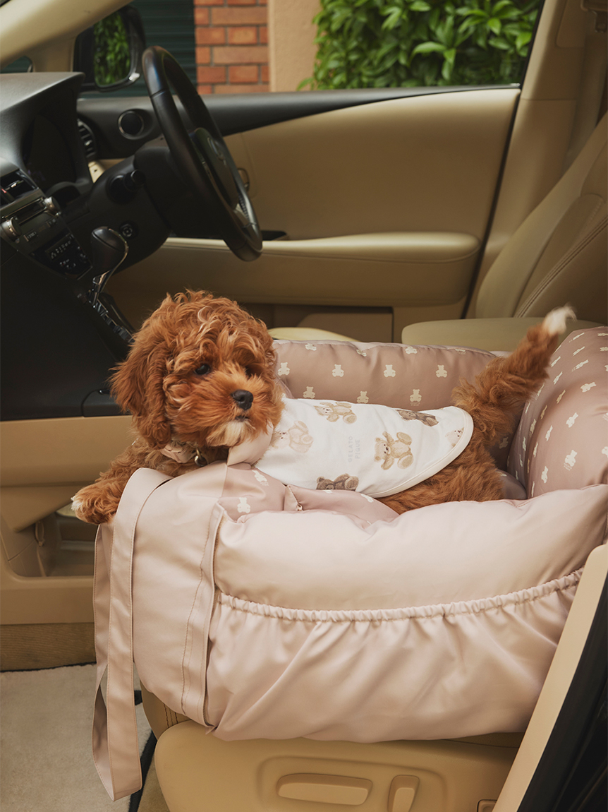 ハ*ム様 【新品】gelato pique ベアモチーフドライブベッド BEG