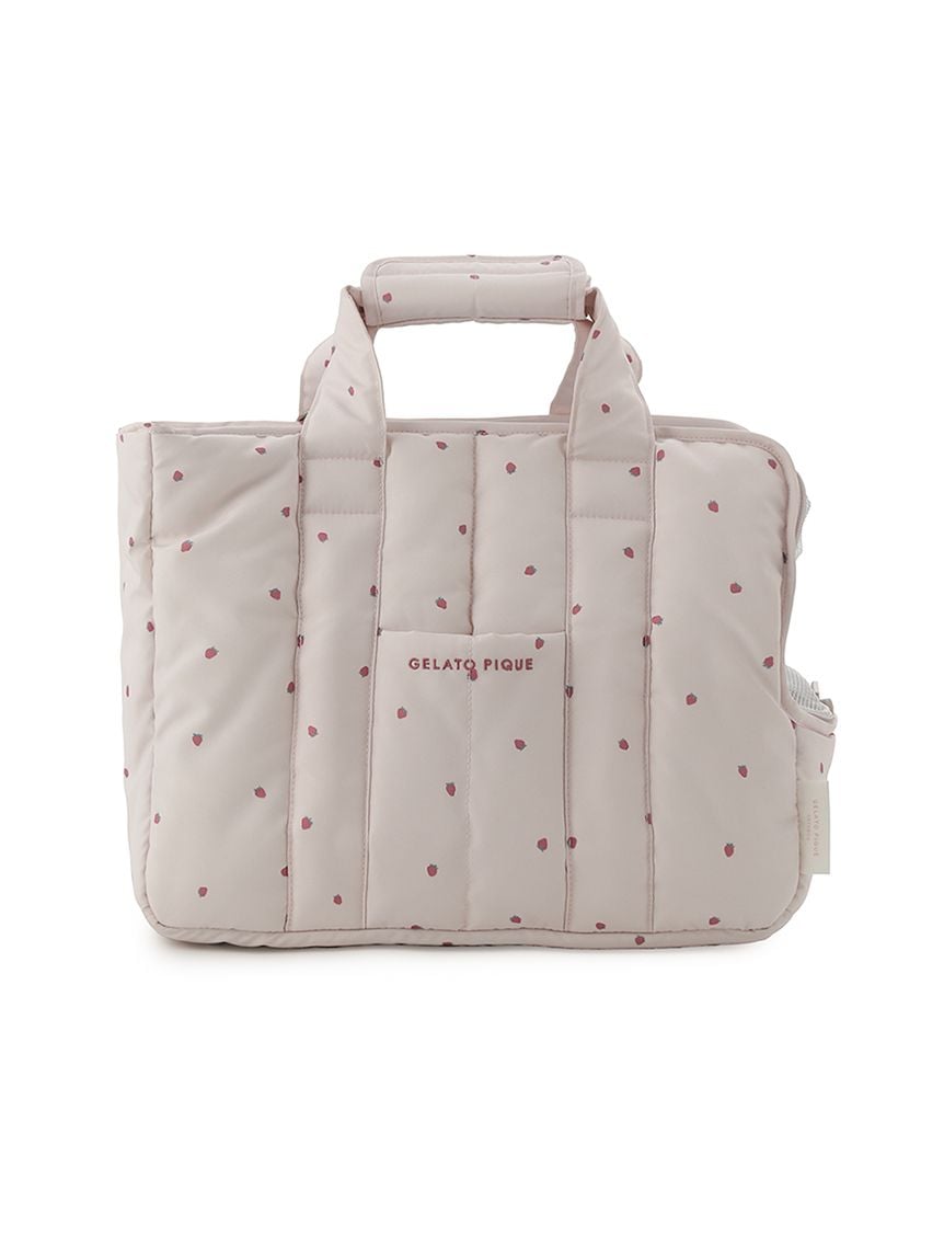 CAT&DOG】ストロベリー柄ミニサイズキャリーバッグ(バッグ・ポーチ