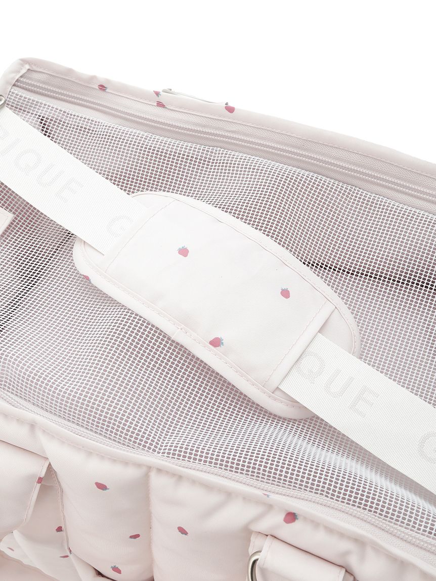 CAT&DOG】ストロベリー柄ミニサイズキャリーバッグ(バッグ・ポーチ