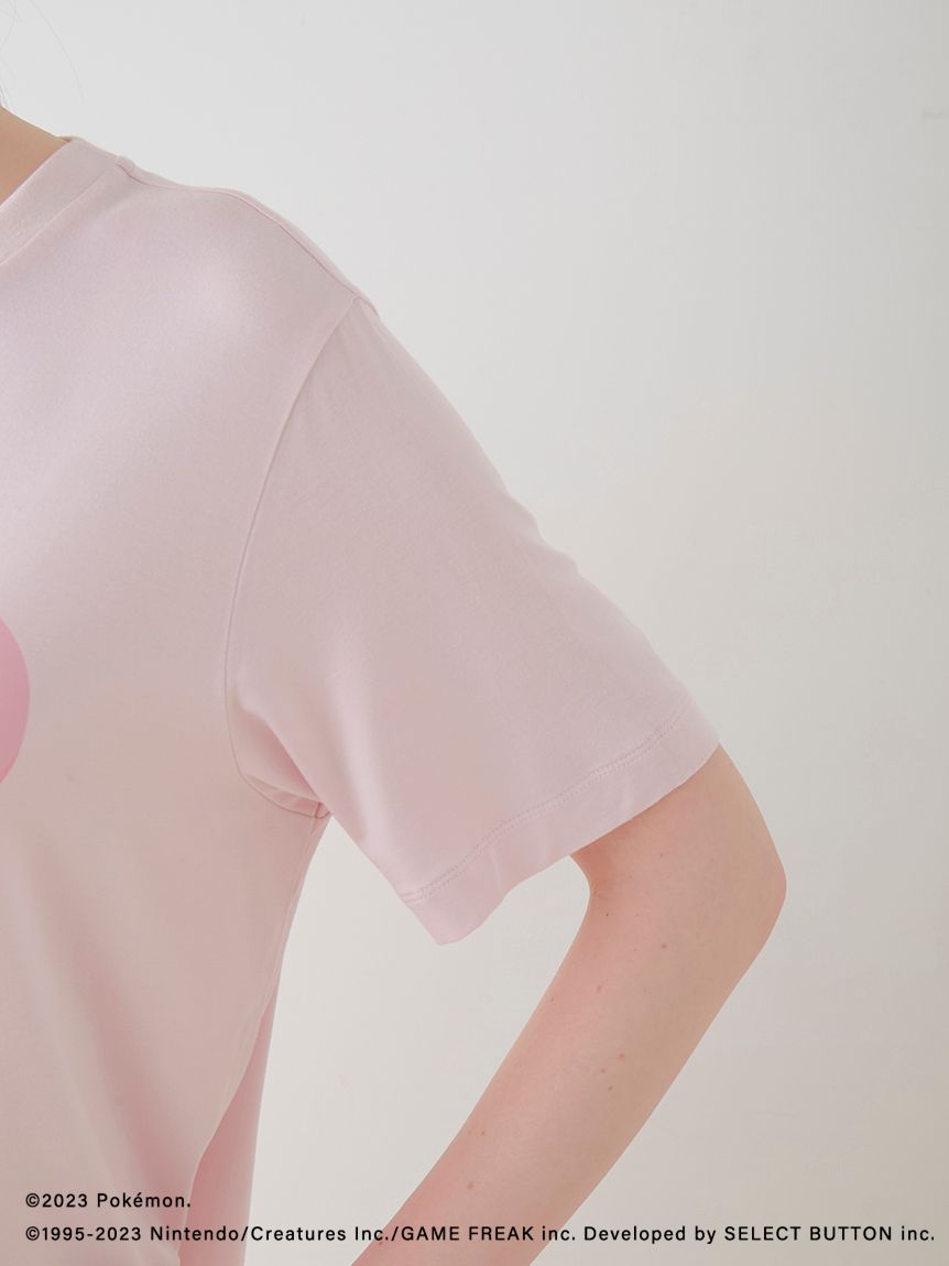 ポケモンスリープ】接触冷感プリントTシャツ＆ショートパンツセット