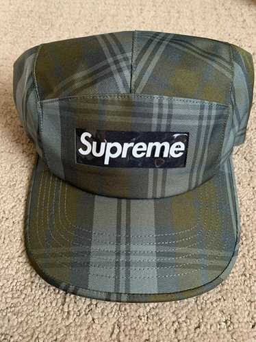 Supreme plaid camp cap - Gem