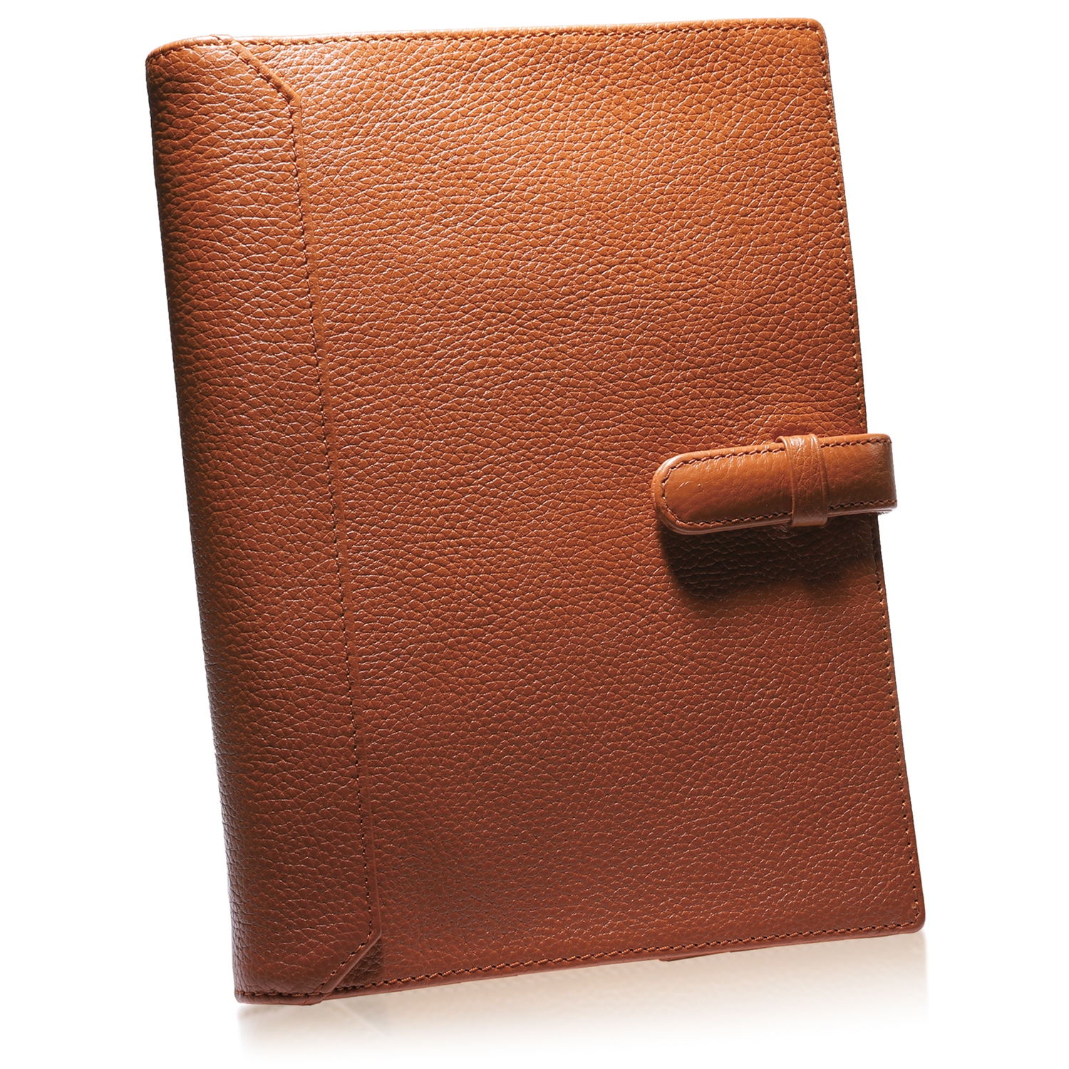 システム手帳 A5 サイズ 本革 6穴 リング 手帳カバー 牛革 植物