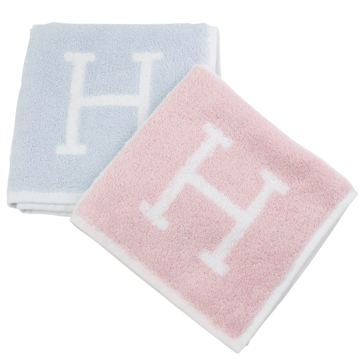 名入れ】【正規紙袋 無料】 刺繍 エルメス ハンカチ タオルハンカチ