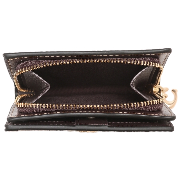 コーチ アウトレット 二つ折り財布 シグネチャー 星柄 カーキ マルチ