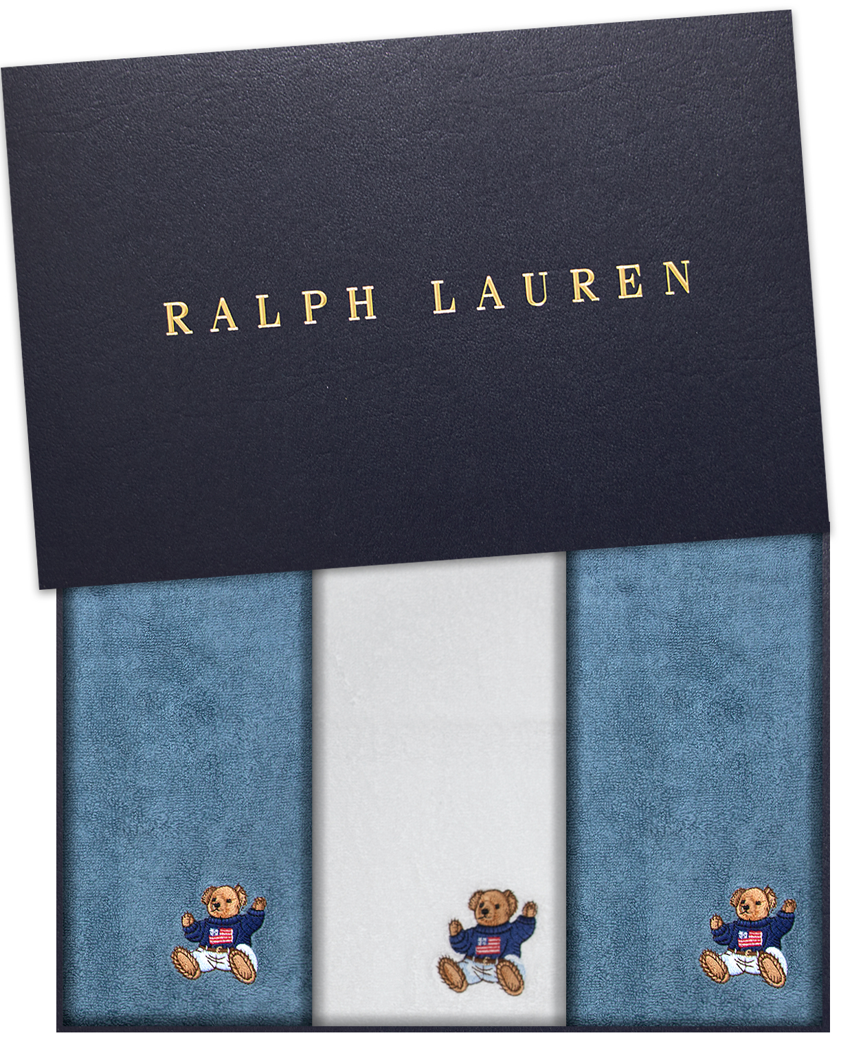 ラルフローレン ポロベアー ウォッシュタオル3枚ギフトセット】送料