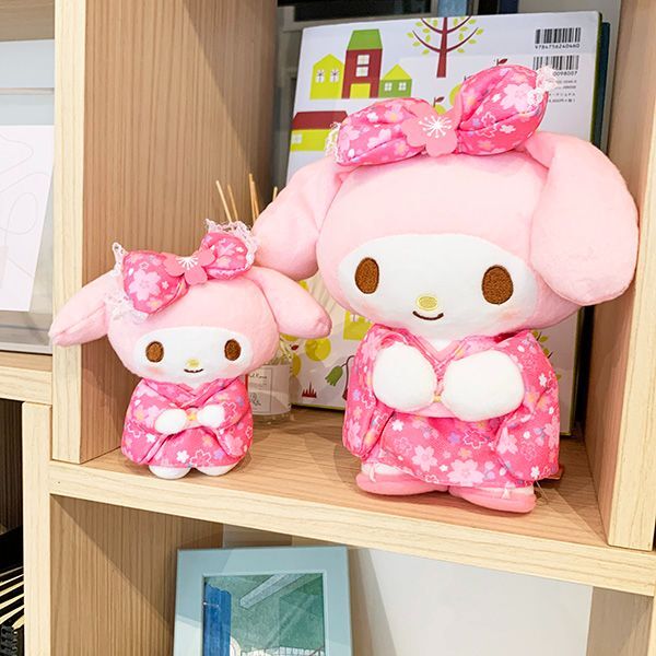 サンリオ ぬいぐるみ S 桜着物 マイメロディ マスコット 人形