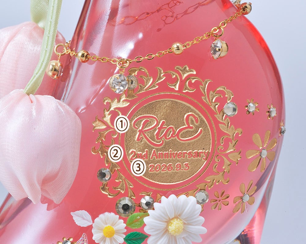 バレンタイン 名入れ SXX 酒 デコボトル リキュール シンデレラシュー