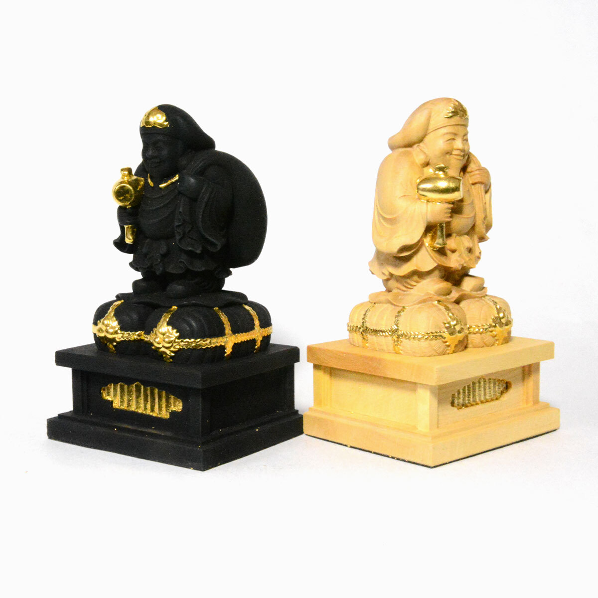 送料無料】大黒天 大黒様 大国主 商売繁盛 大国主命 天部 木造 仏像