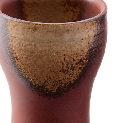 備前焼フリーカップ 胡麻 猪俣政昭 作家 ごま 陶器 和食器 - 【産直お