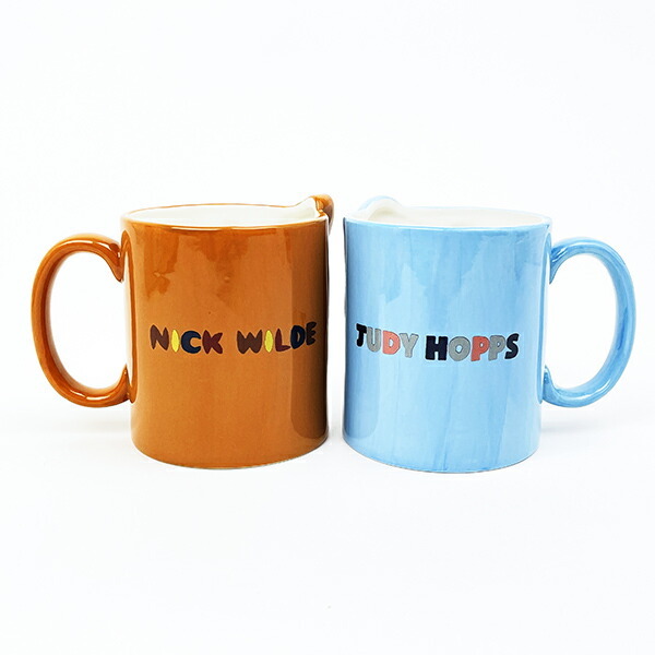 ディズニー ズートピア ニック＆ジュディ ペアマグカップ Disney