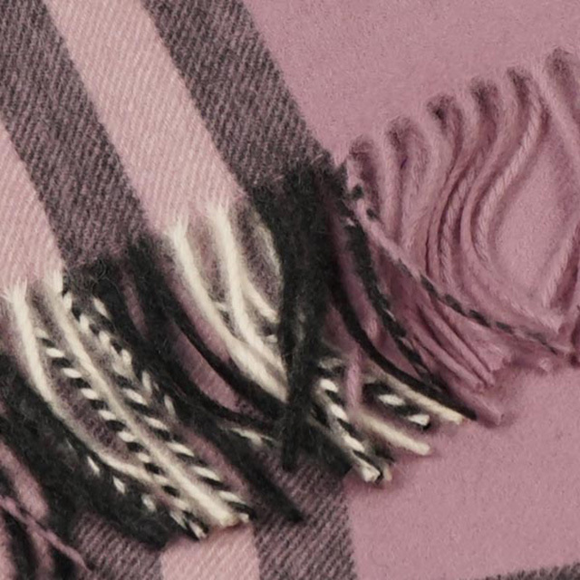 BURBERRY バーバリー カシミヤ マフラー チェック ピンク BURBERRY