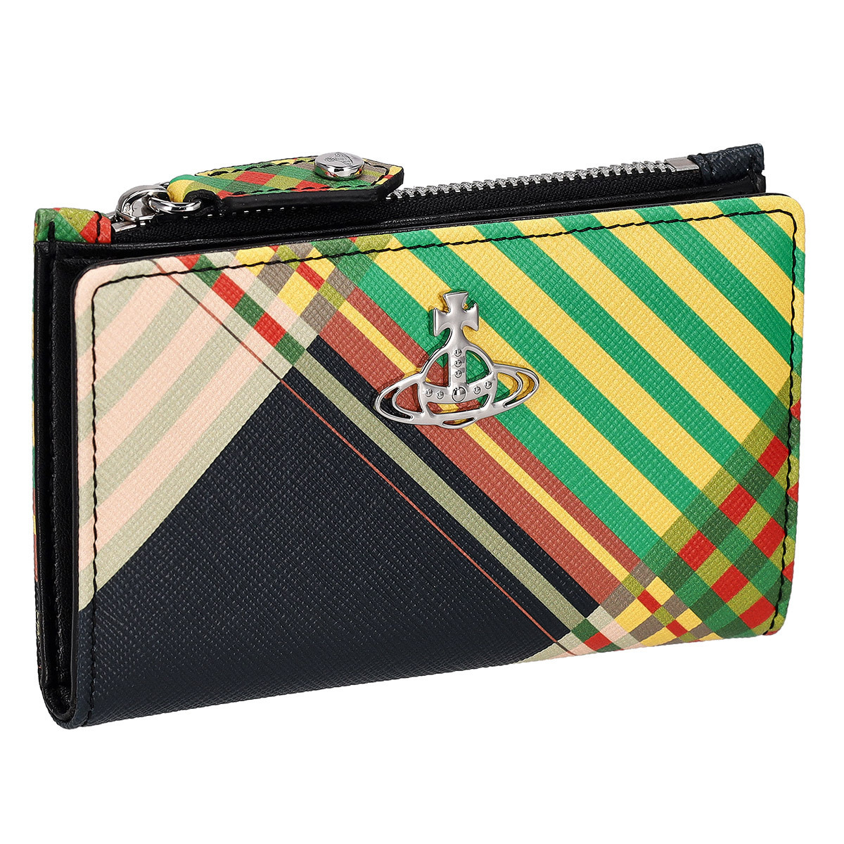 Vivienne Westwood 二つ折り財布 赤 チェック柄 新品 Vivienne