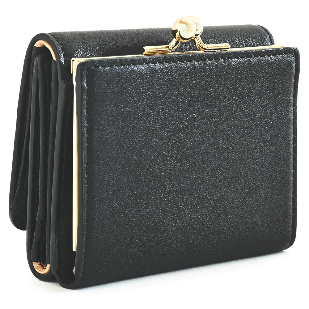 ポールスミス 財布 三つ折り財布 がま口財布 黒(ブラック) Paul Smith