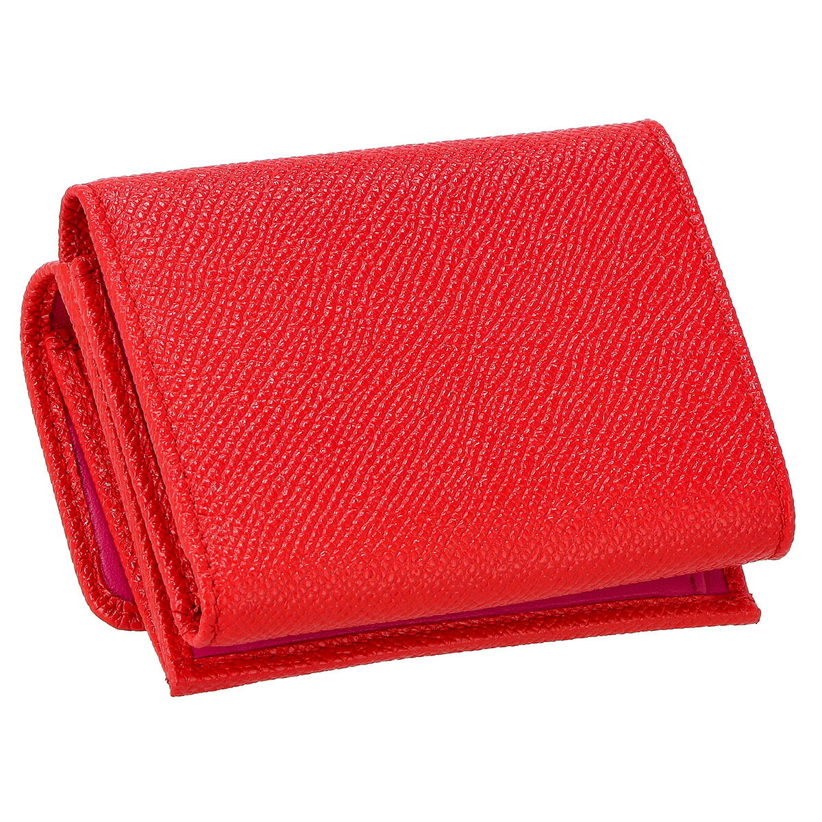 ブルガリ チャンドラ レザー 三つ折り 財布 ウォレット 小銭入れ 札入れ 白