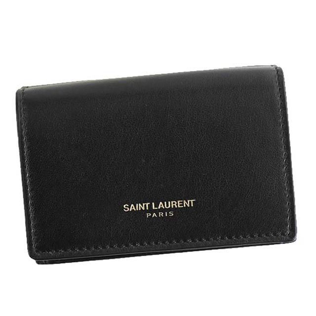 サンローラン SAINT LAURENT 財布 レザー ミニ財布 コンパクト財布 三