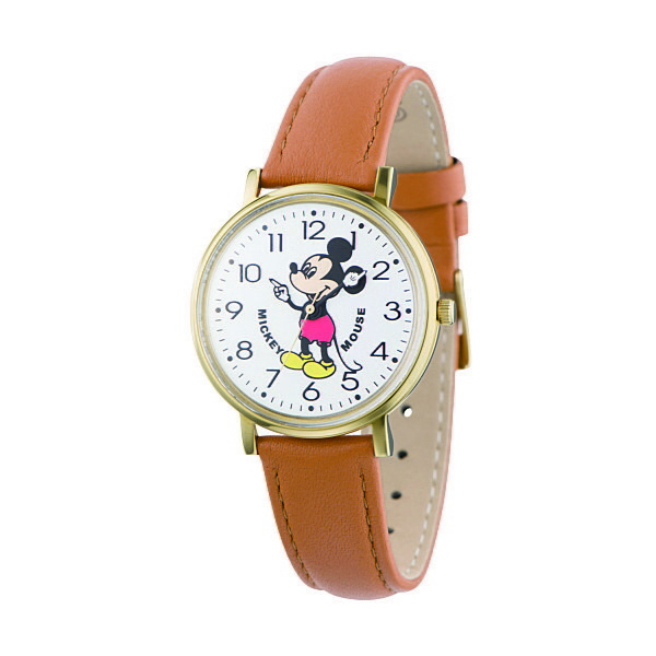 ディズニー Disney レディース ミッキーマウス 腕時計 M34-WH-LBR