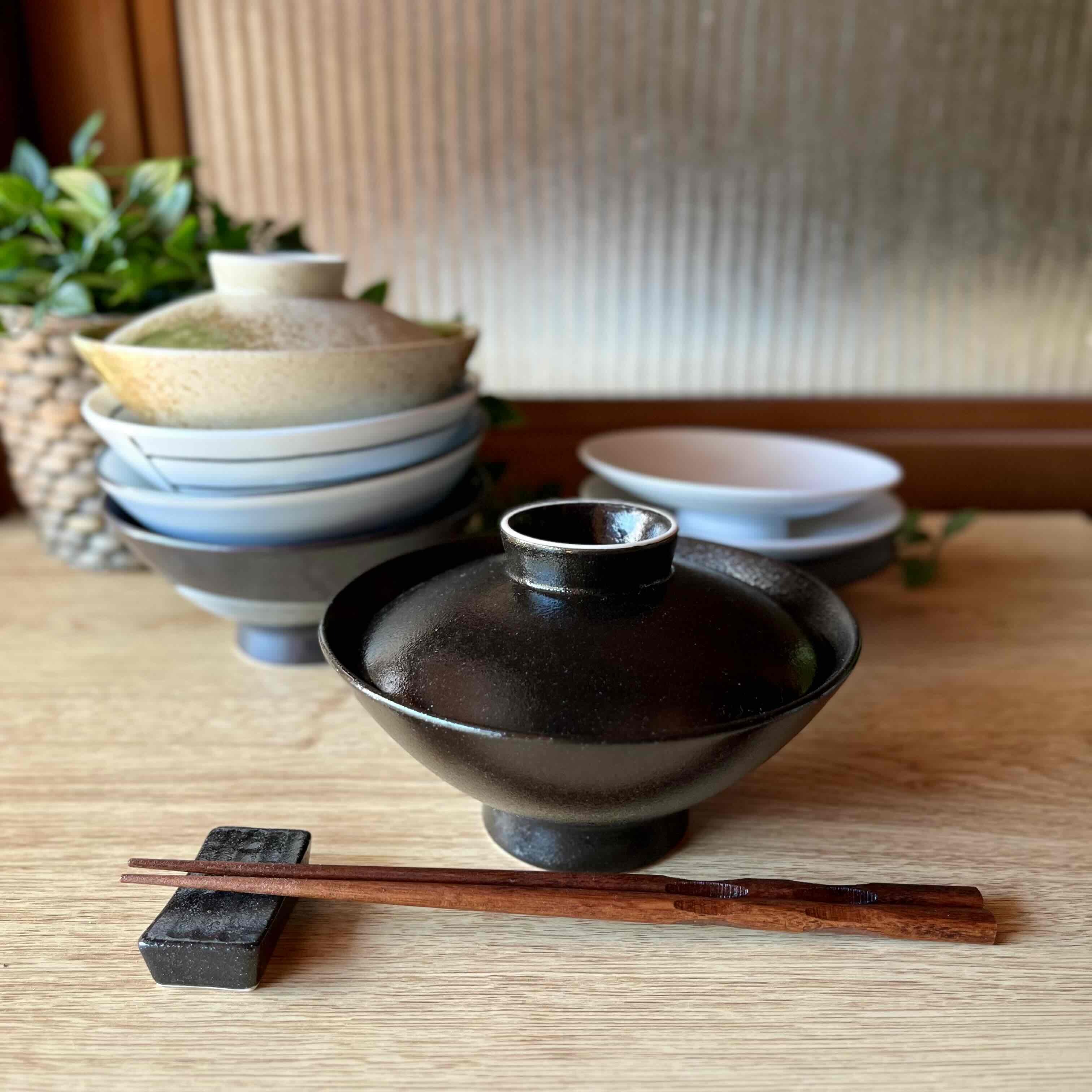 麦山窯】お茶漬け茶碗 蓋付き - 【麦山窯】- プレゼント＆ギフトの