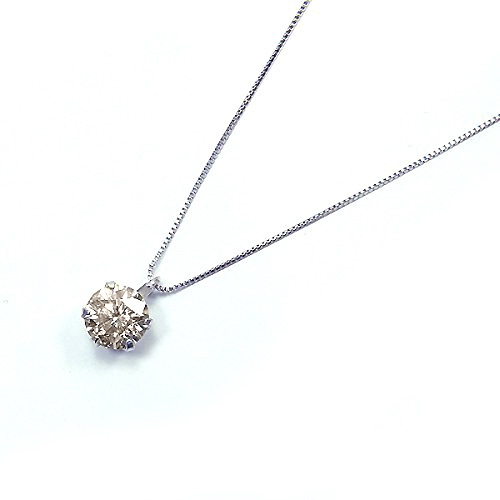 プラチナ ダイヤモンド ネックレス ペンダント 0.4ct 鑑別書カード付