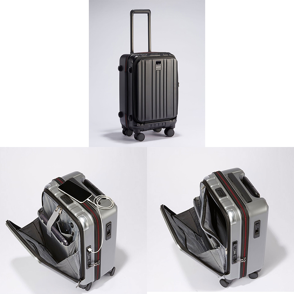 JALオリジナル フロントオープンビジネスキャリー BERMAS バーマス