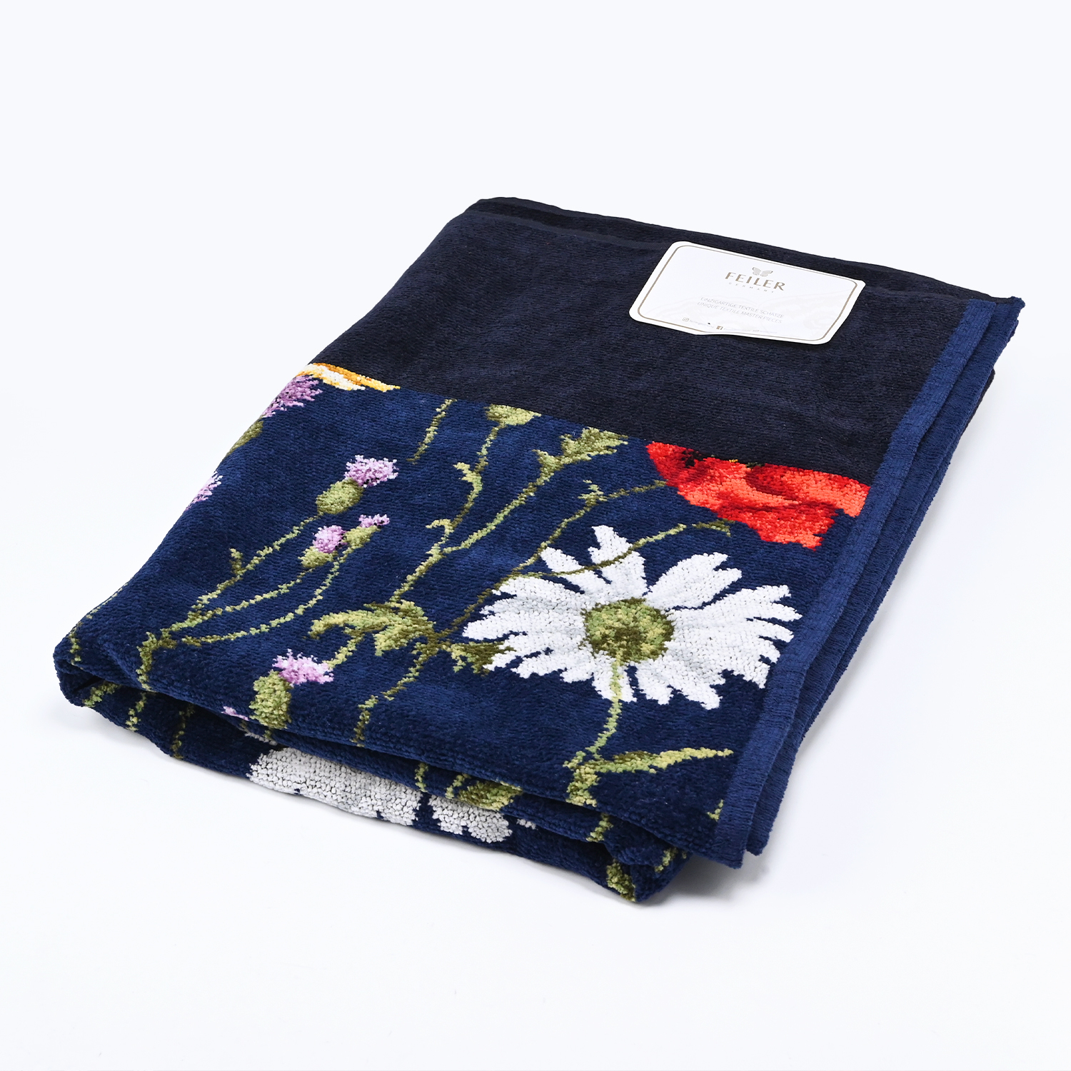 フェイラー FEILER バスタオル 150cm×75cm Daisy Field Blue デイジー