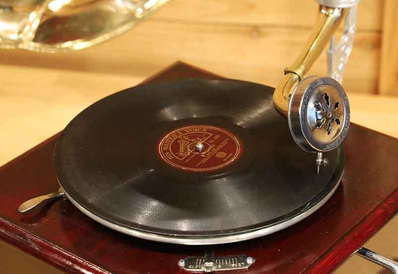 HMV460 グラモフォン ルミエール 卓上蓄音機 グラモフォン HMV460