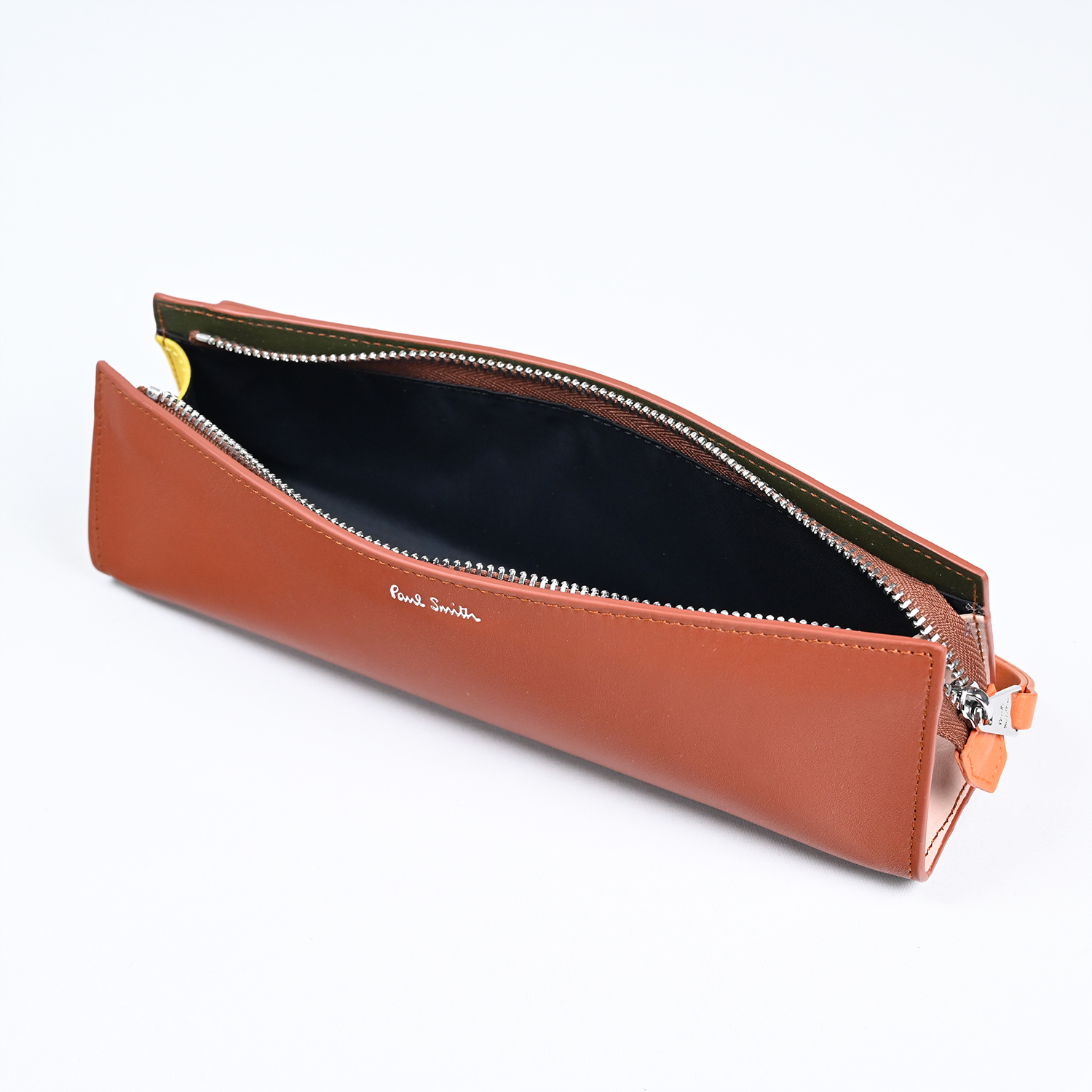 純正紙袋付き】ポールスミス Paul Smith ペンケースメンズ ブラウン