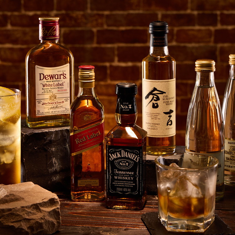 ウィスキー4種飲み比べ&ソーダセット もっとウイ好きー 飲み比べ