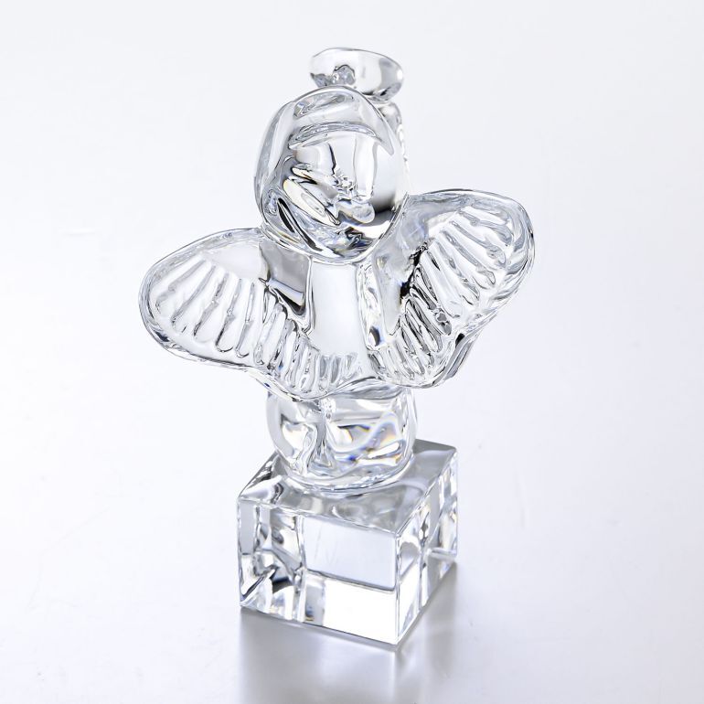 バカラ クリスタルフィギュア エンジェルハート 智天使の休日(抱擁