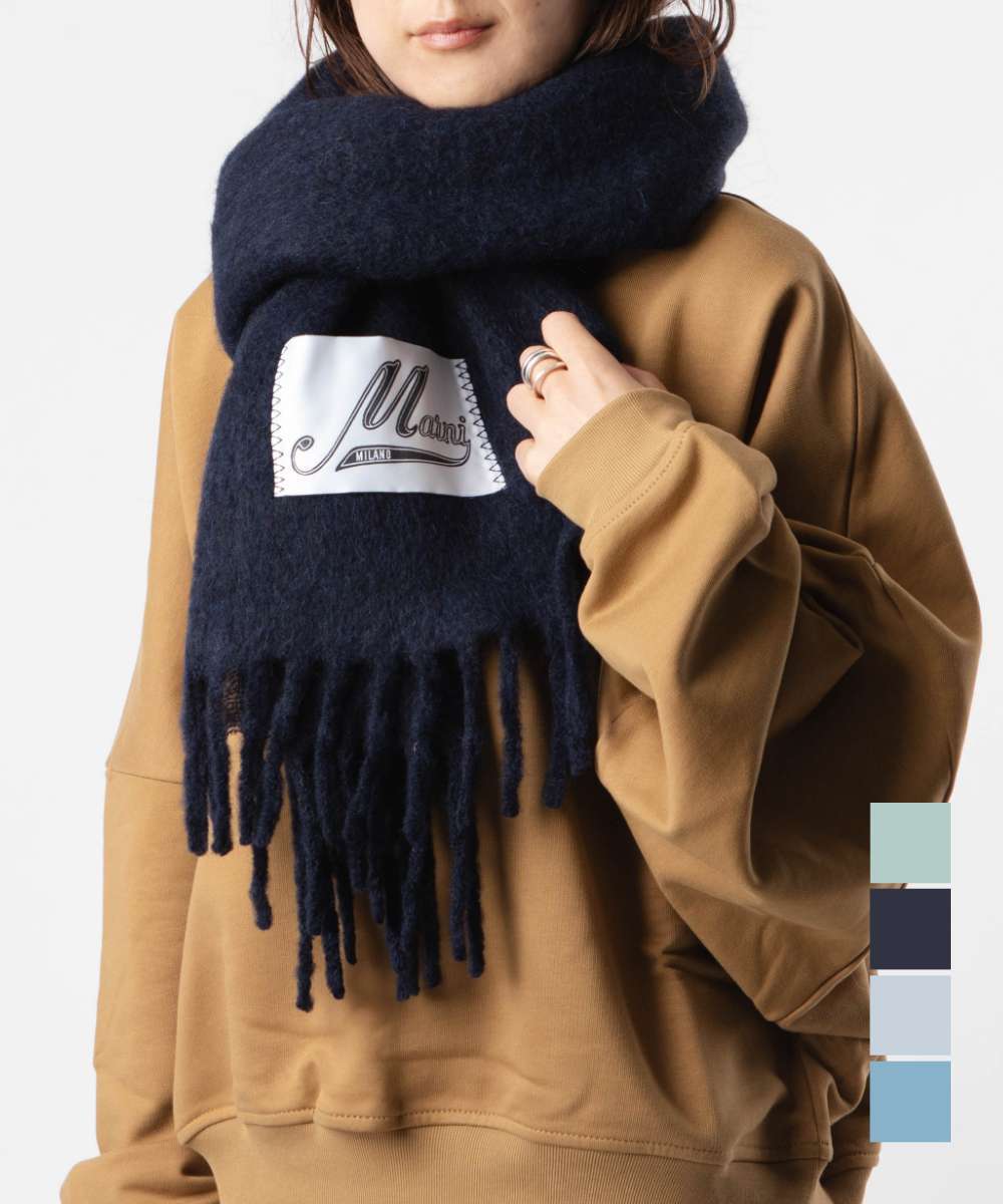 MARNI(マルニ)SCMC0062Y0/UTW922 モヘア×アルパカ ストライプマフラー